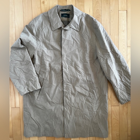 Lauren Ralph Lauren Oversized Women’s Trench Coat Size Medium - Picture 2 of 6